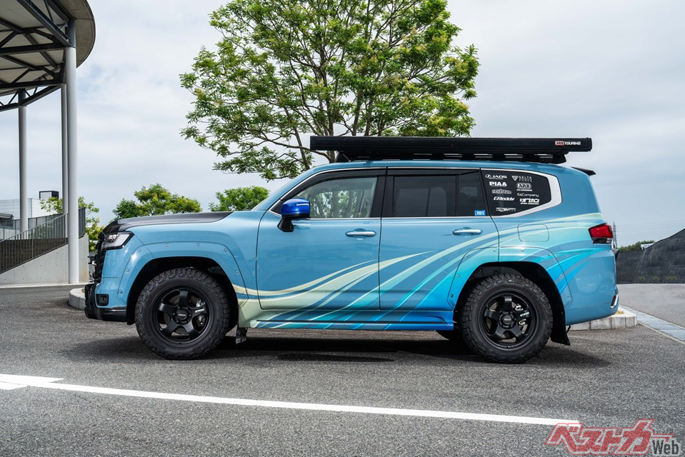 「マイスターS1 1ピース SUV」なら、オンロード向けの快適性とオフロード向けの悪路走破性を高次元で両立させた「OPEN CONTRY R/T TRAIL」との相性もバッチリだ