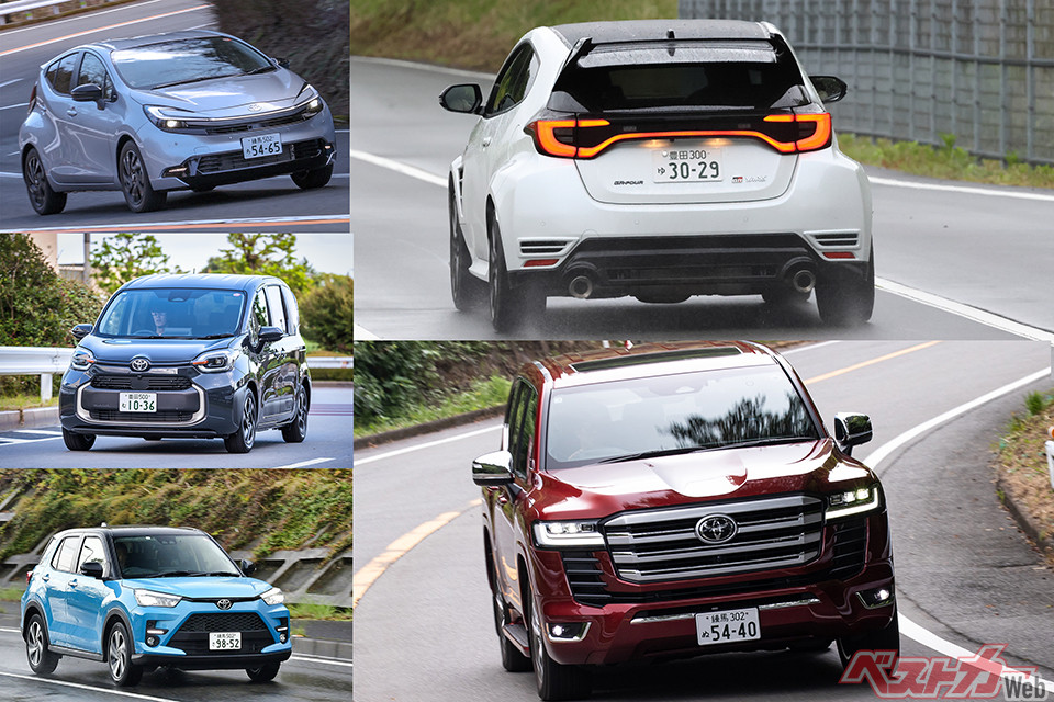 合計47車種級を揃えるトヨタ＆レクサスが凄すぎる!!　それでも手薄なカテゴリーが存在するの!?