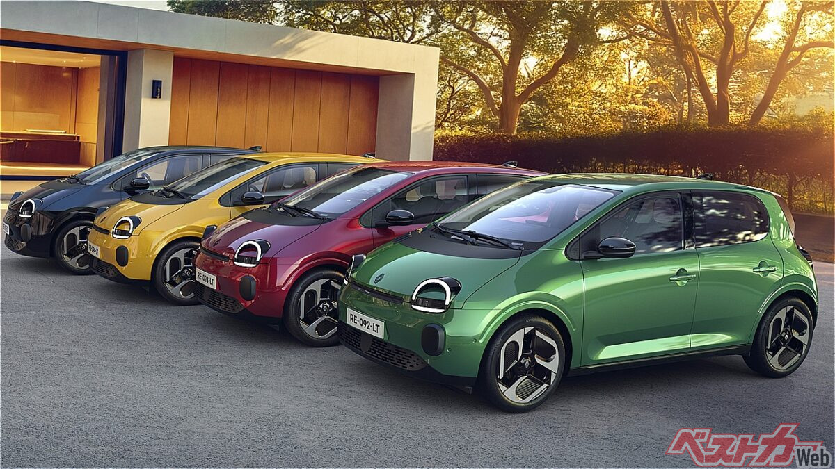 ルノー トゥインゴ E-Tech Electric。新型ピクソはこいつのOEMになるはず！