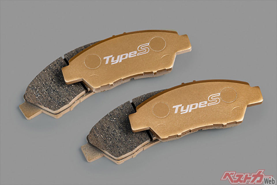 耐フェード性能にも優れた「ブレーキパッド TYPE S」