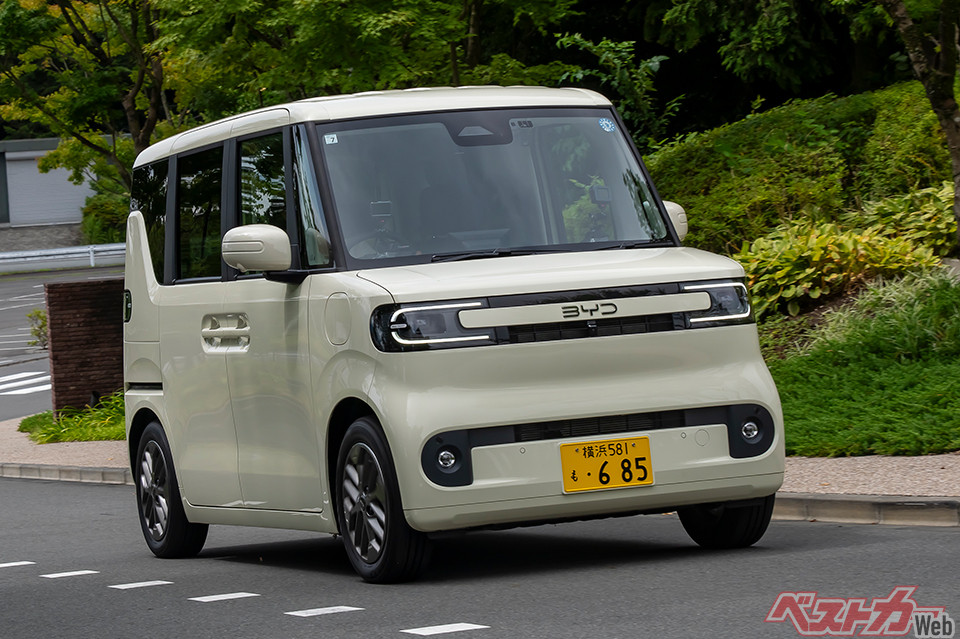 襲来したBYD ラッコ。国産車にスーパーハイト軽BEVがないのは、ある意味意外か