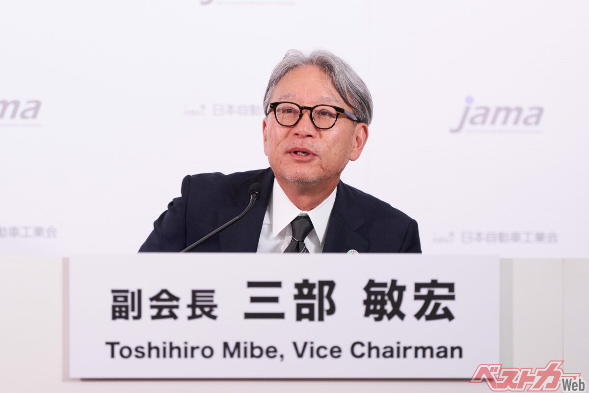 自工会副会長 三部敏宏(本田技研工業(株) 取締役 代表執行役社長)