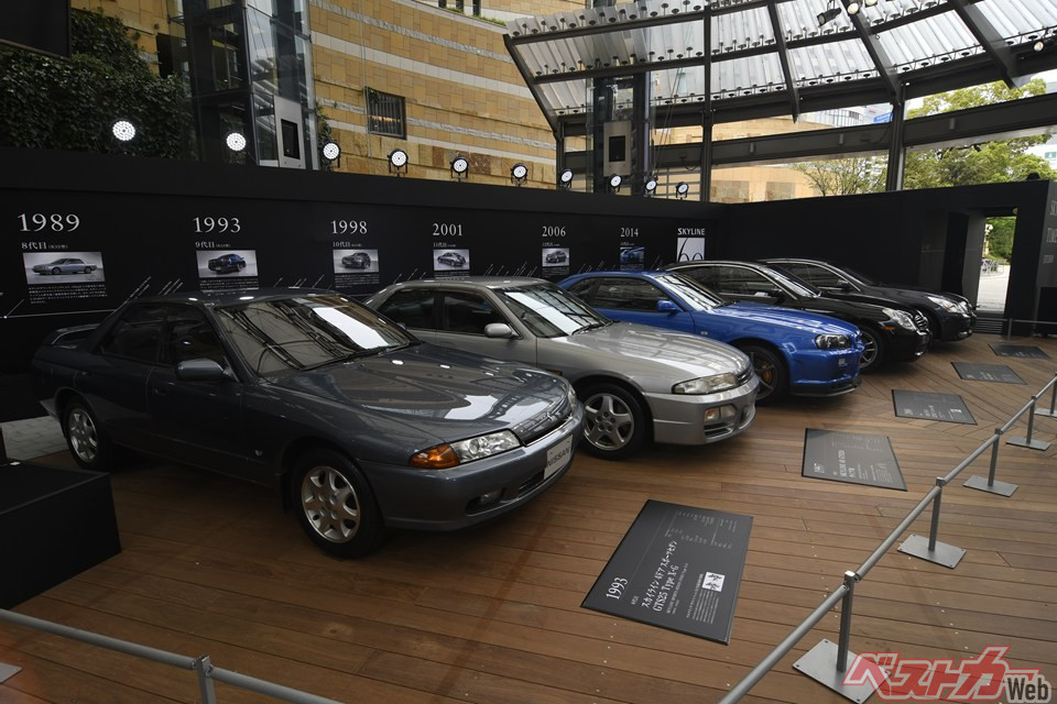 12月のNISMOフェスでは歴代スカイラインあるいはそのレーシングカーとともに新型スカイラインも一緒に並んでお披露目となるか!?
