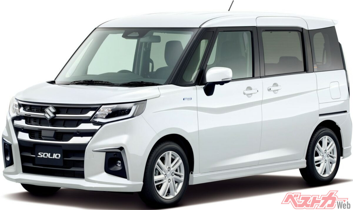 2026年上半期に2万8596台を登録したソリオ。ルーミーには及ばないものの、スズキの登録乗用車を支える主力モデルだ
