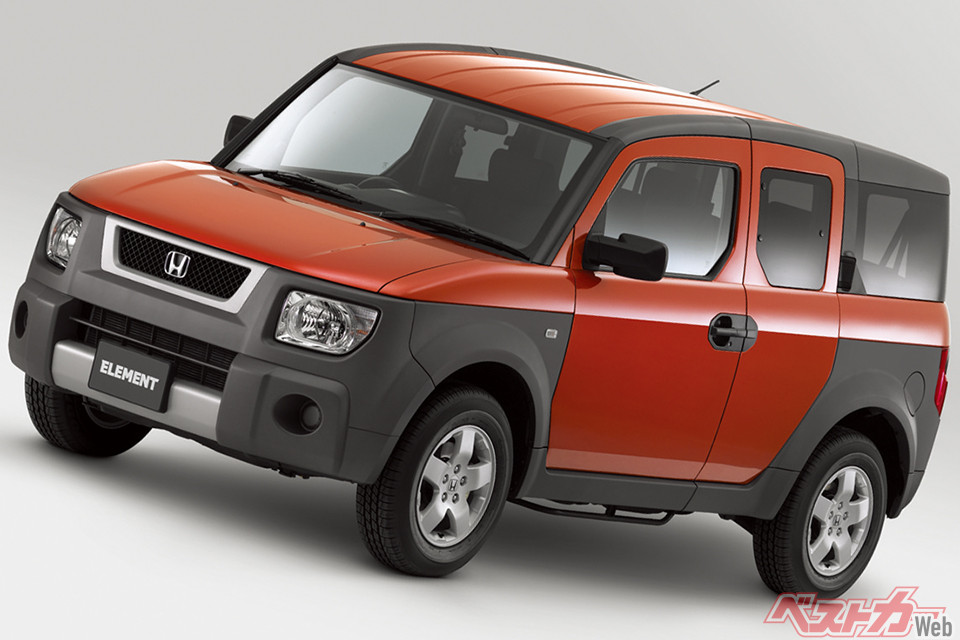 売れなかった迷車が高騰中!? ホンダ「エレメント」は270万円の中古車も！ 時代を先取りしすぎた傑作車6選