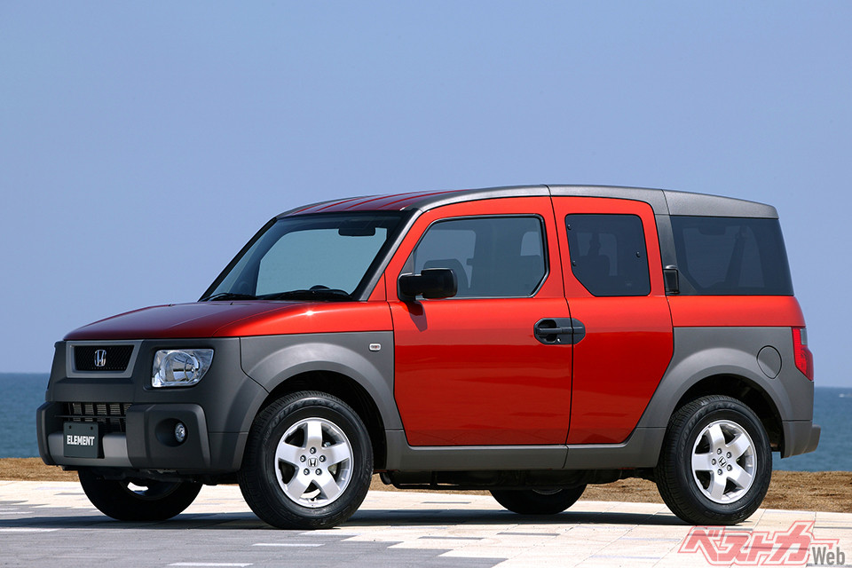ホンダの米国法人が企画と生産を行なったSUV。日本へは2003年から輸入されたが、早々に販売終了となった