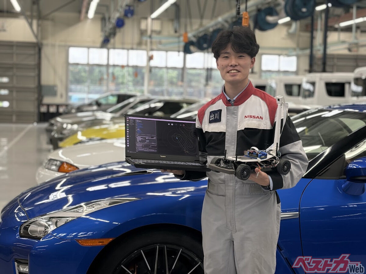 プログラミングなんて知らなかった!! 自動車整備を学ぶ専門学校生が「AI自動運転」に挑戦中!!