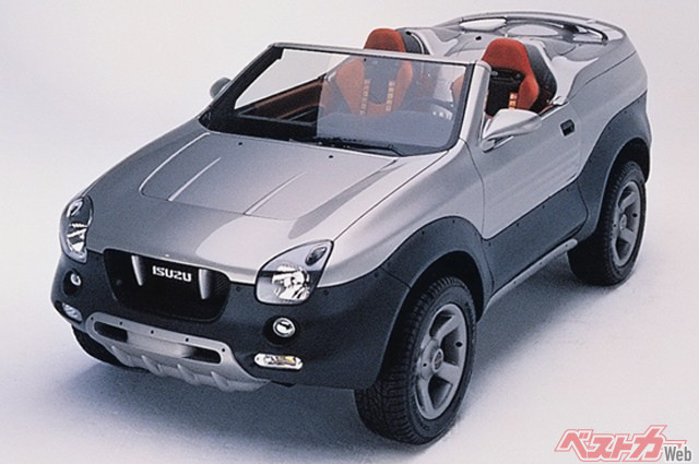 北米ではオープンカー需要に対応したオープン仕様「VX-02」（1999年）と、使い勝手を向上させるべくビッグホーンのロングボディのフレームを使用して4ドア化した「VX-4」（2000年）という2台のコンセプトカーを発表したが、いずれも市販化されることはなかった