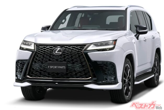 新型レクサスLXにF SPORT PARTS登場！　力強さを際立たせるエアロパーツにうっとり！
