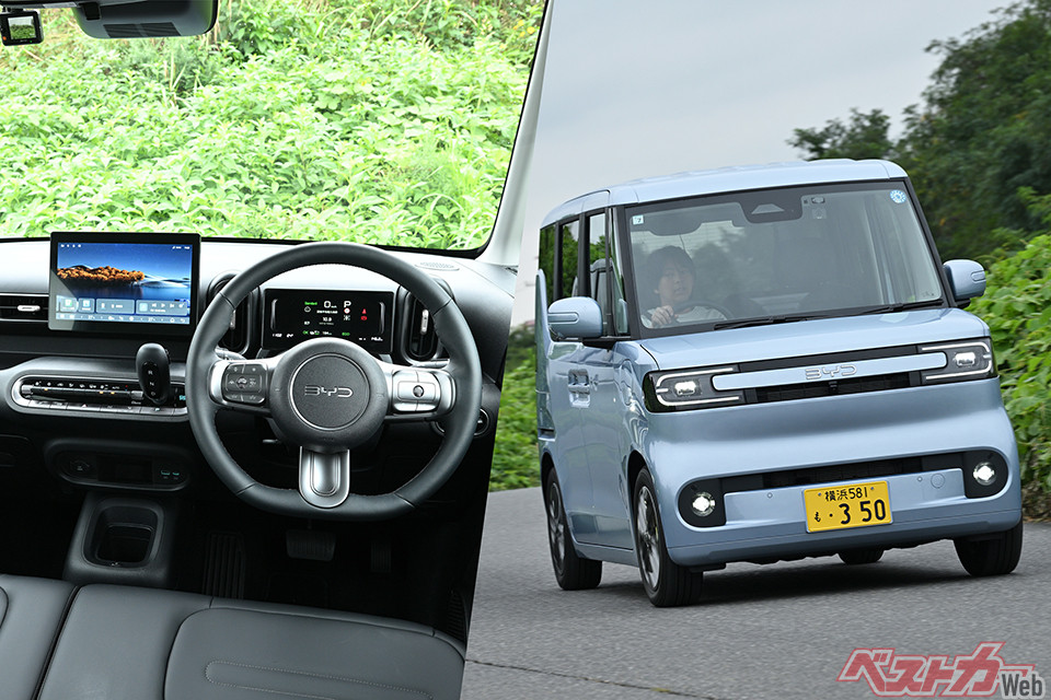 公称320kmなのに実際は341.8kmでカタログ値超え!!　BYDラッコは航続距離もADASもかなり優秀！
