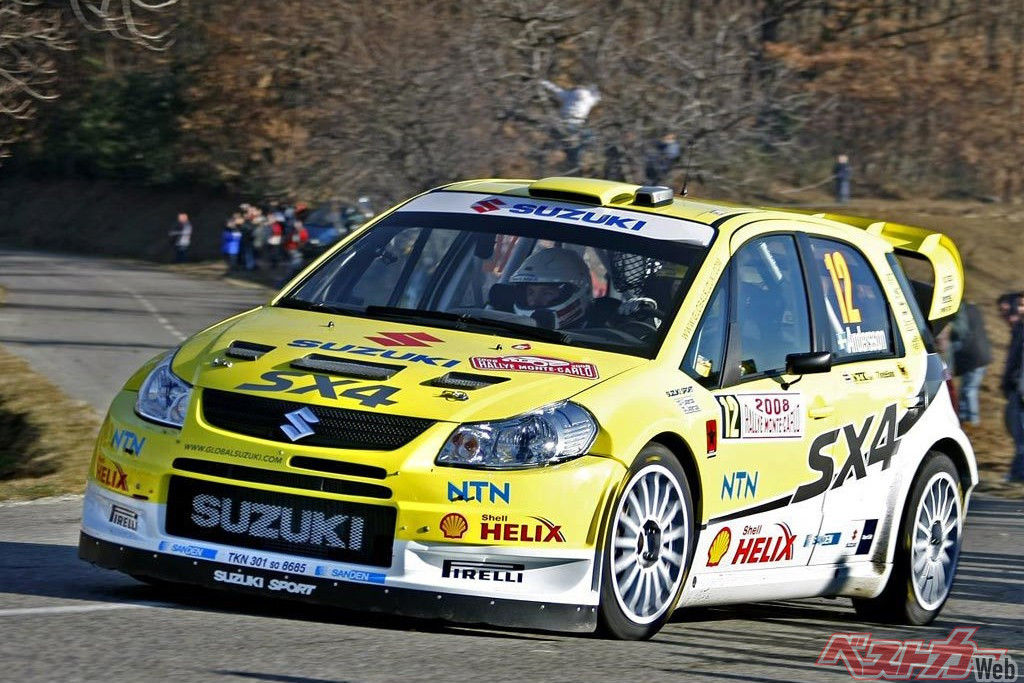 SX4は2008年のみWRCにフル参戦。翌2009年に撤退