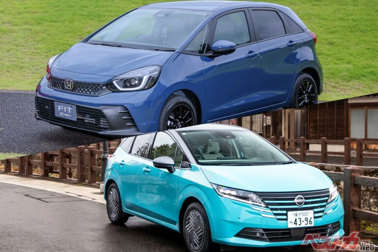 フィット対ノート!!　ホンダe:HEVか日産e-POWERか、電動コンパクト対決!!