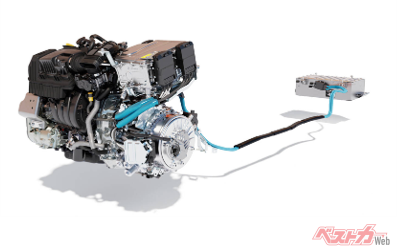 新開発1.8Lエンジンにより、出力とトルクを向上