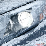 LEDヘッドライトが着雪で暗い!! 冬が来る前にカーメイトの防雪フィルムで武装せよ!!