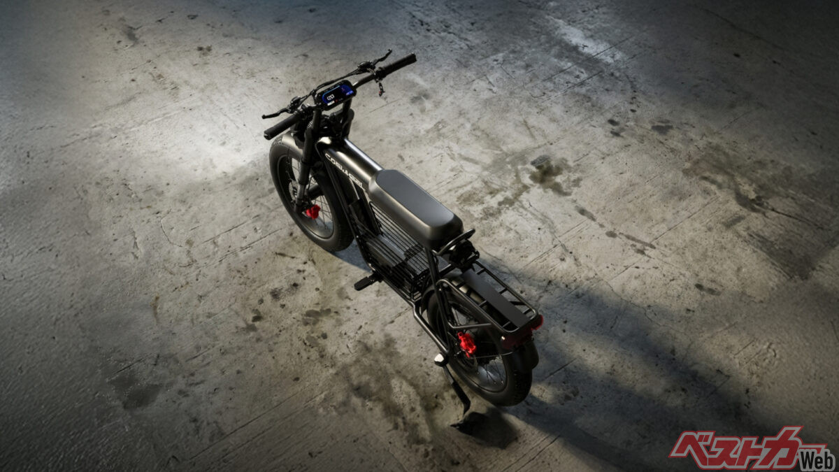 COSWHEELらしい存在感のあるバイクスタイル