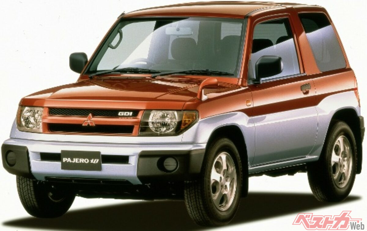 1998年に登場したパジェロ イオ。専用のシャシーとボディにスーパーセレクト4WD-iを組み合わせ、小さなボディに本格的な4WD性能を備えていた