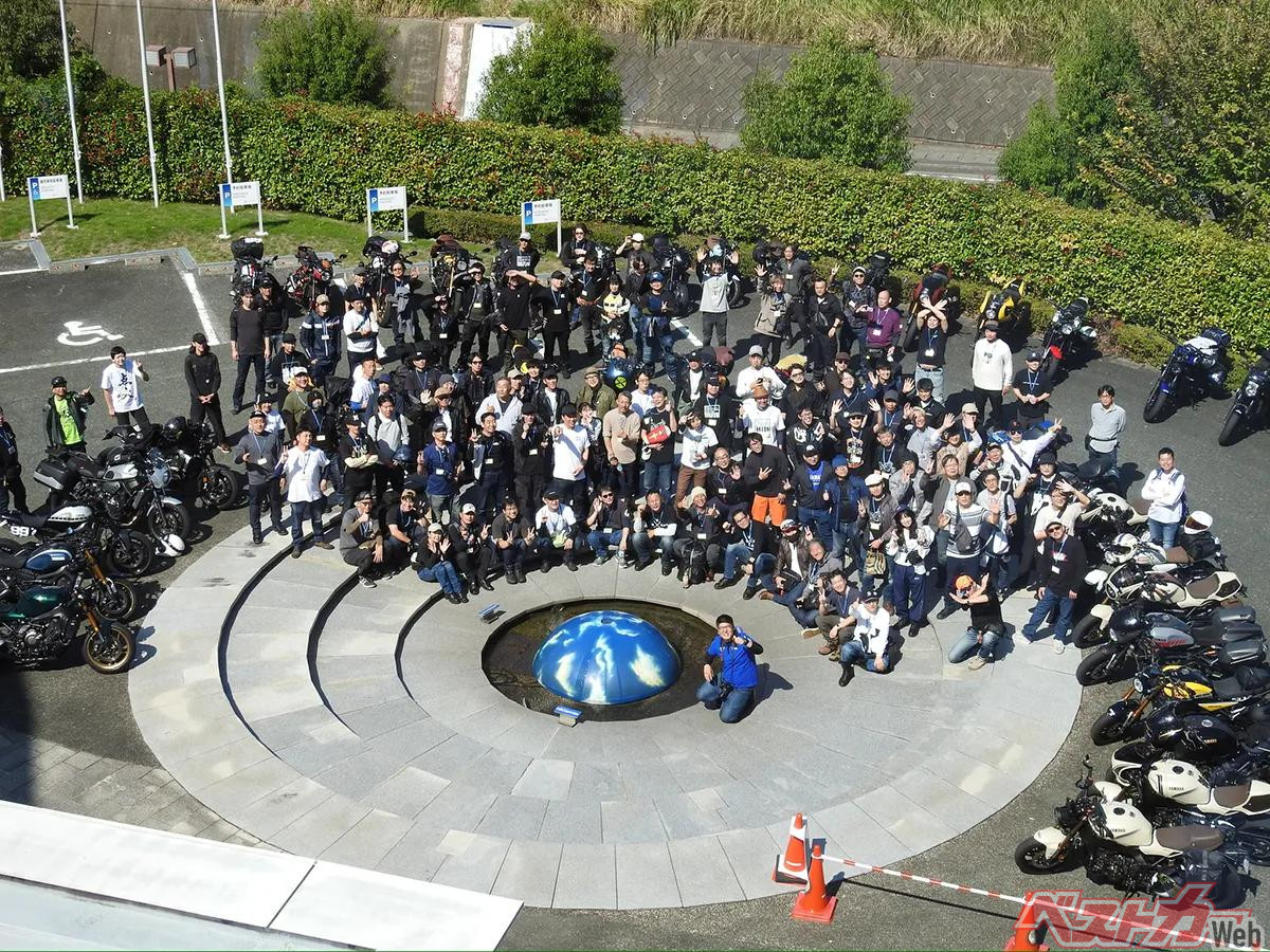 150台オーバーのXSRシリーズがヤマハコミュニケーションプラザに集合! 「ALL XSR MEETING」に参戦したぞ