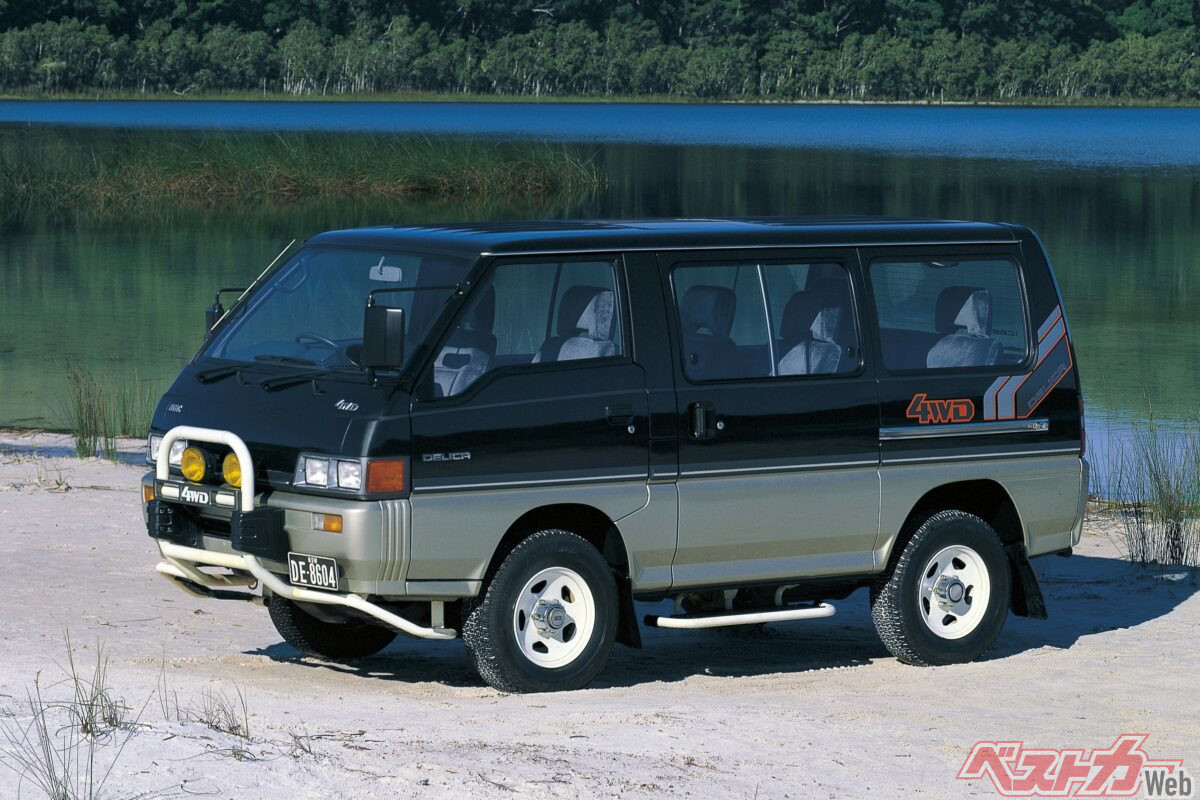 1986年登場デリカスターワゴン（2代目）。3代目デリカの乗用モデルでもあった