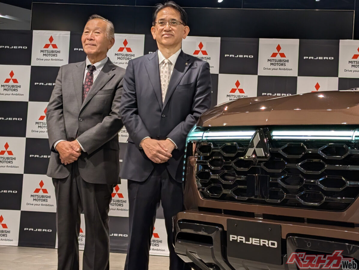 【新型パジェロ発表】「こんな運のいい社長は他にいない」万感の思いを独白!! 三菱キーパーソン3人が語った新型パジェロ「次の一手」