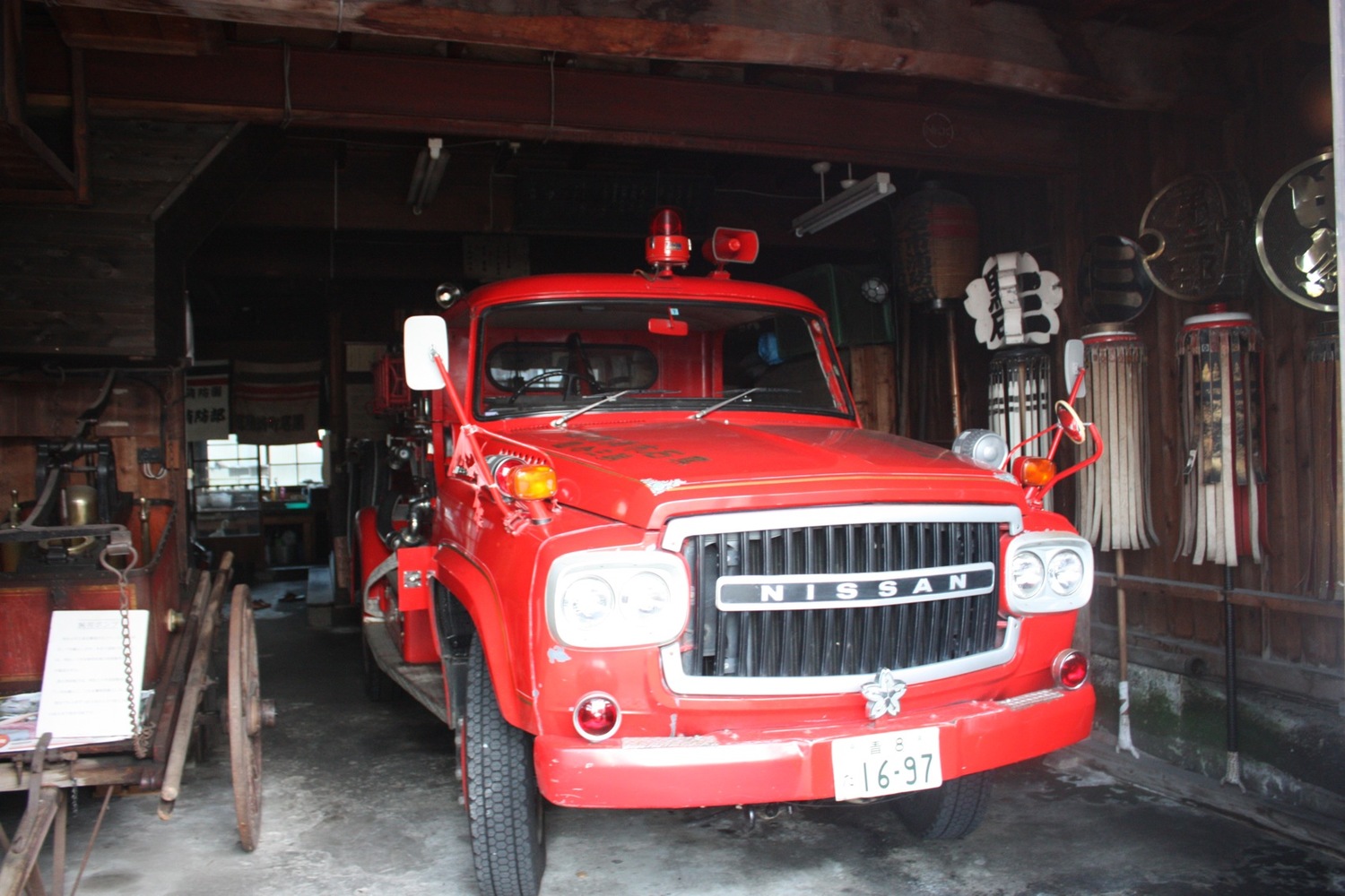 黒石の誇り！まちを守る最古の現役消防車