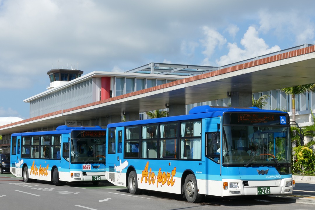 急行 が無いのに 準急 そして 続行 離島の空港バスは元気いっぱい バス総合情報誌 バスマガジン