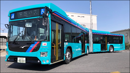 京成バスの路線車、「新都心幕張線」に3代目となる連節バスがデビュー