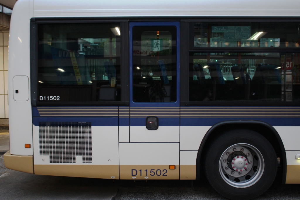 バスの非常口の例・京王バス（写真：小野寺利右）