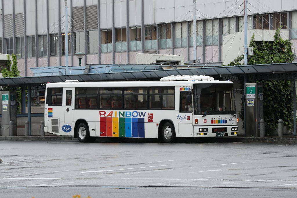 両備バスの特急車／三菱ふそう・西日本車体工業E型