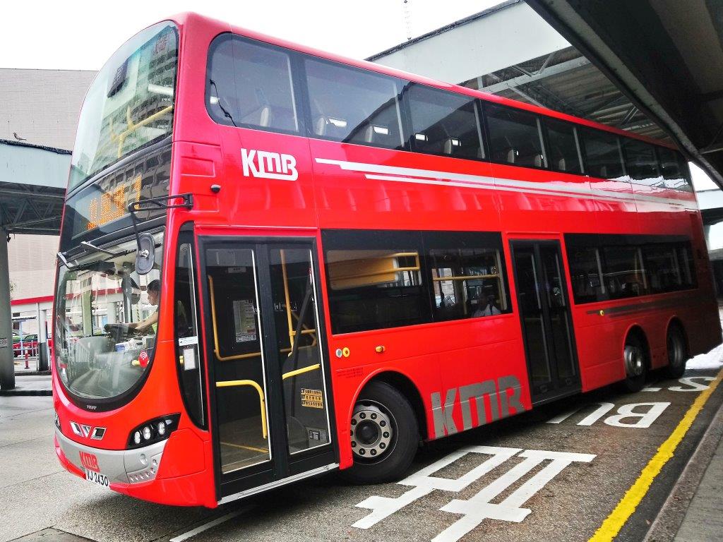 香港はダブルでカー路線バスが多いので楽しい
