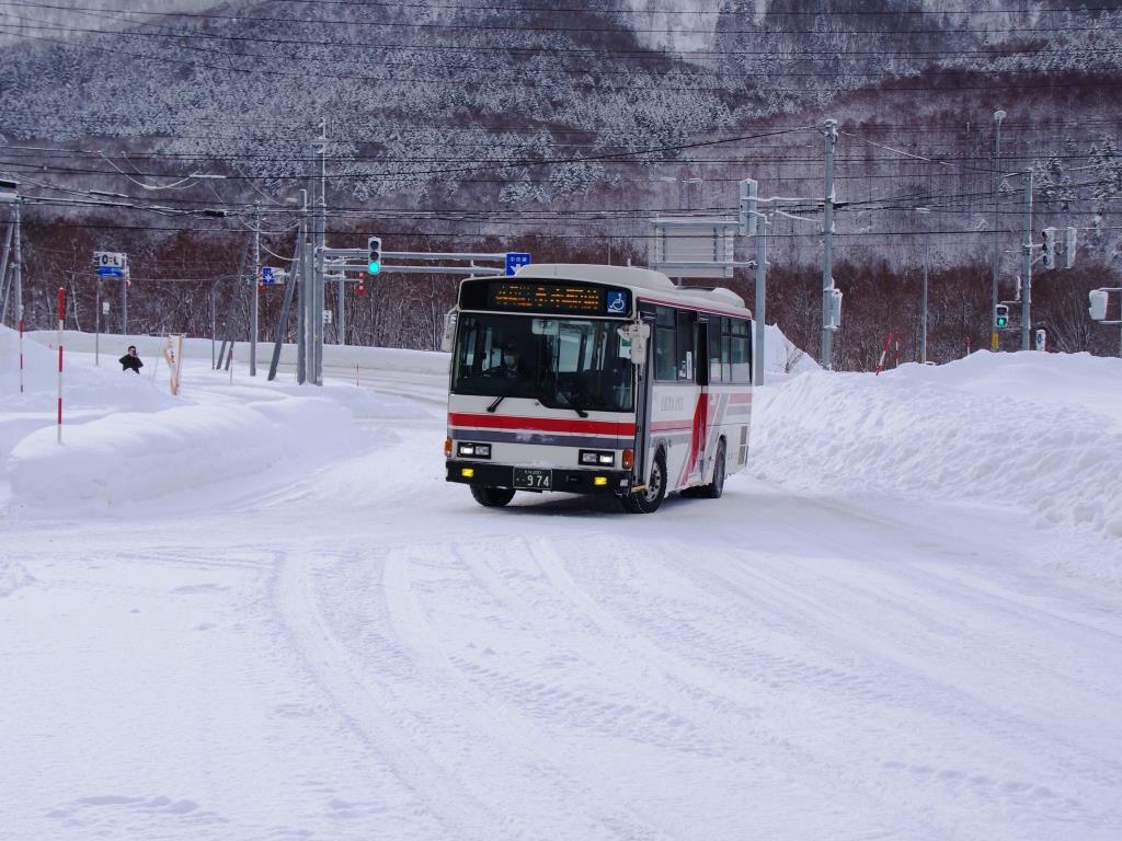 北海道中央バスの日野レインボー