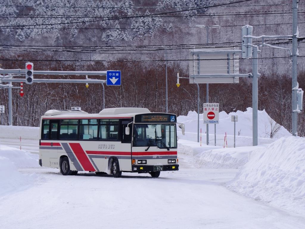 北海道中央バスの日野レインボー