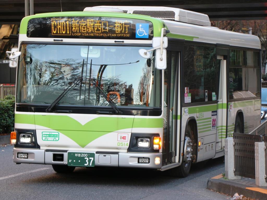 路線バスの例（京王バス）