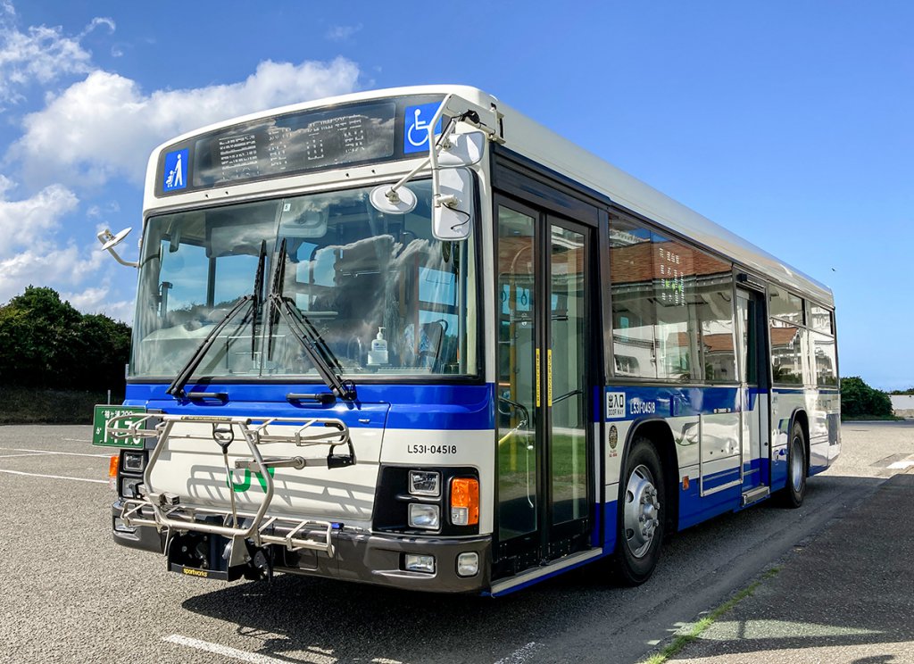 JRバス関東が館山エリアで運行する自転車ラックバス