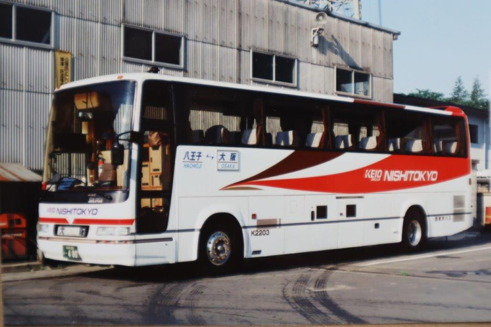 西東京バス初の日野セレガで運用された『トレンディ号』