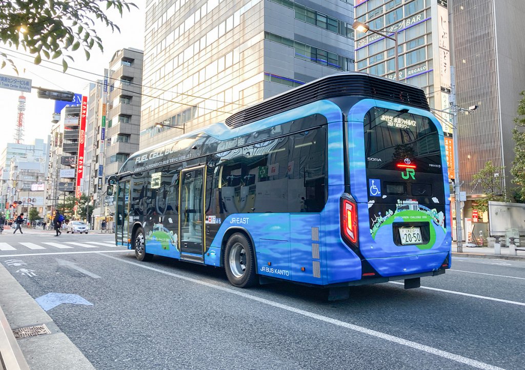 JRバス関東の水素シャトルバス