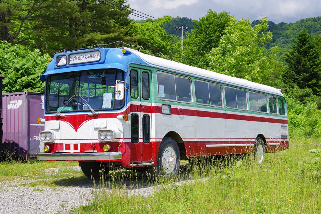 1967年式三菱製路線バスの保存車