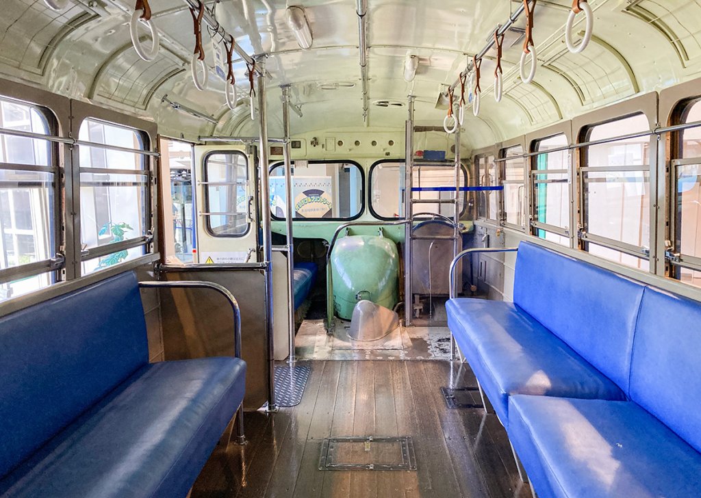 1951年製のバス車両にはまだ空調が付いていない