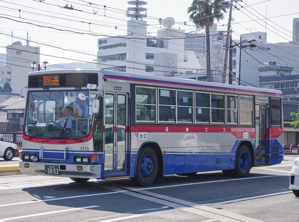 長崎バスの1997年式いすゞキュービック
