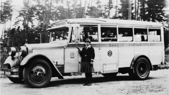 昔懐かしいボンネットバス初期の車両