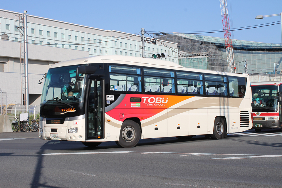 東武バス日光の車両