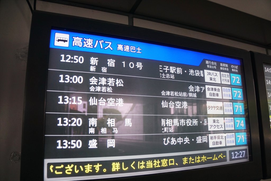 仙台駅は事業者によりターミナルが分散する