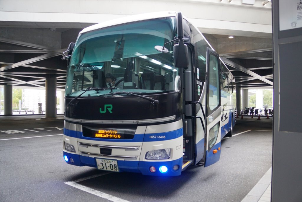 JRバス関東の東京港フェリーターミナル行き