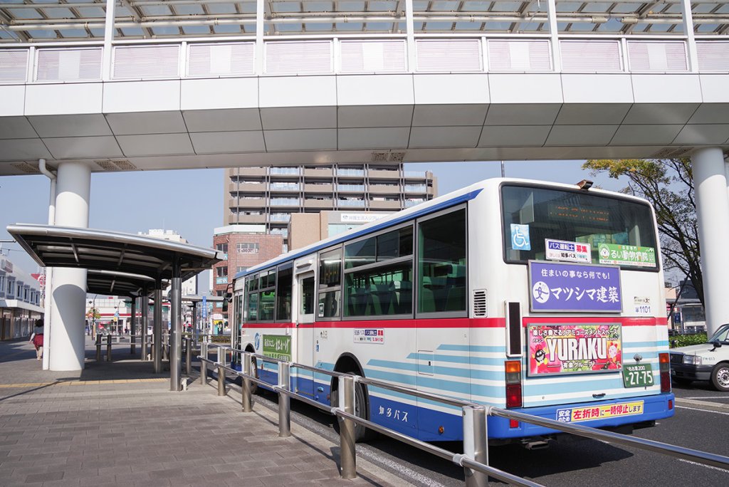 知多バス半田・常滑線には大型路線車が使われていた