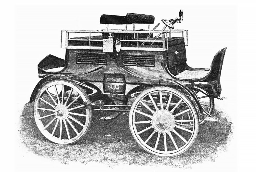 1900年頃のバッテリー駆動の電気自動車