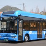 広島でついに!!　日本唯一の交通システムだったスカイレールに代わるEVバスの運行がスタートした!!