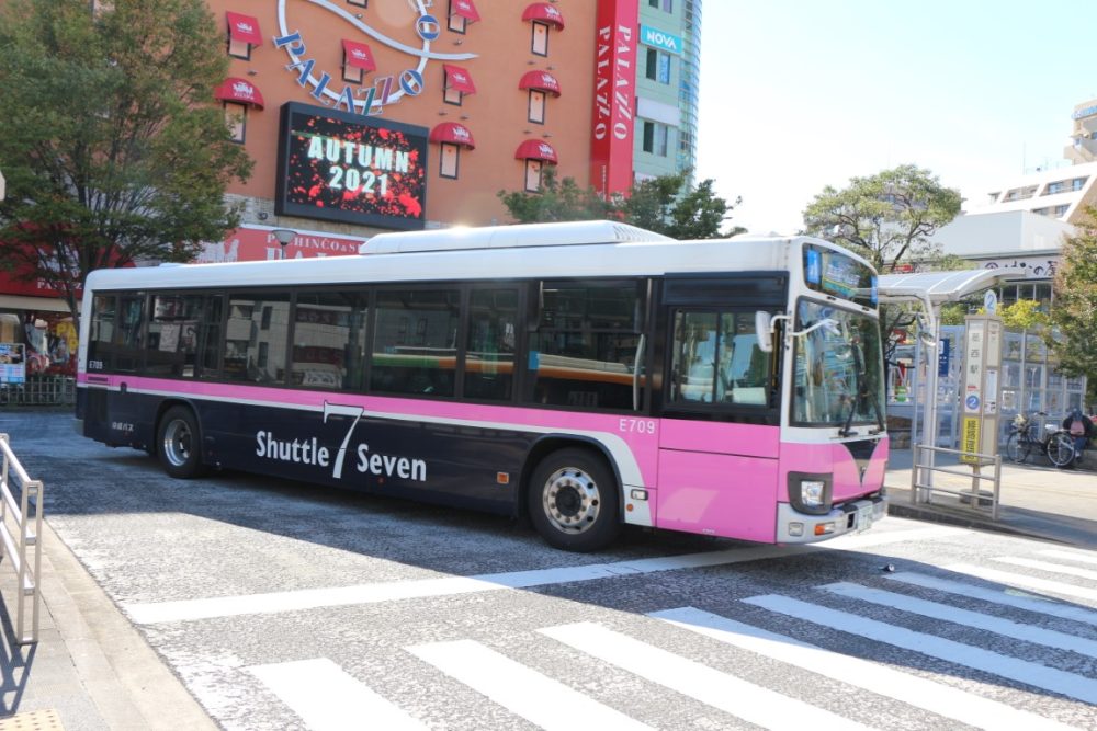 京成バスが運行するシャトルセブン