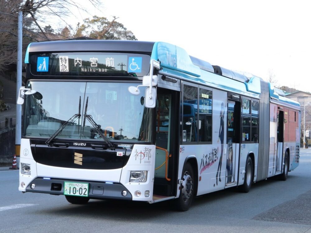 連節車のエルガデュオが大型免許でOK