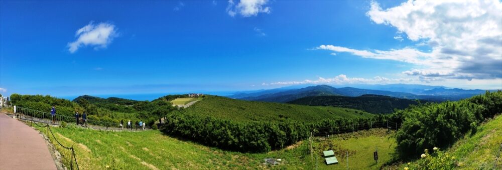 山登りをしなくてもこの景色！