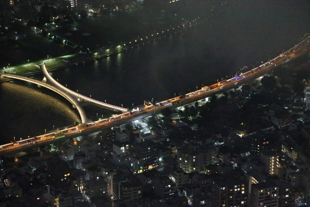 スカイツリー展望台からの夜景