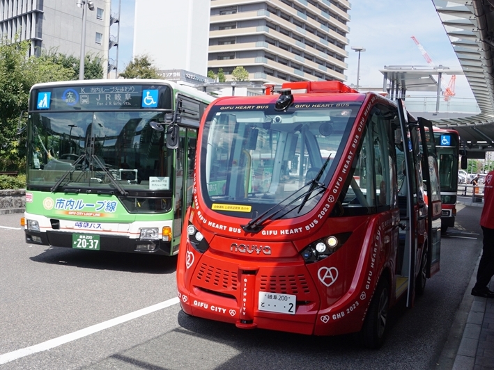 岐阜市での実証例（写真：東出真）